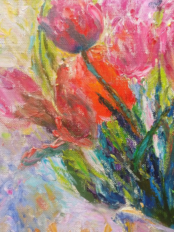 Spring. Tulips.