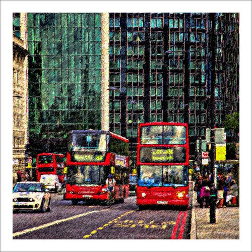 London Buses... by Martin  Fry