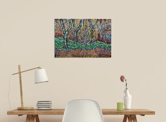 Trees in early spring