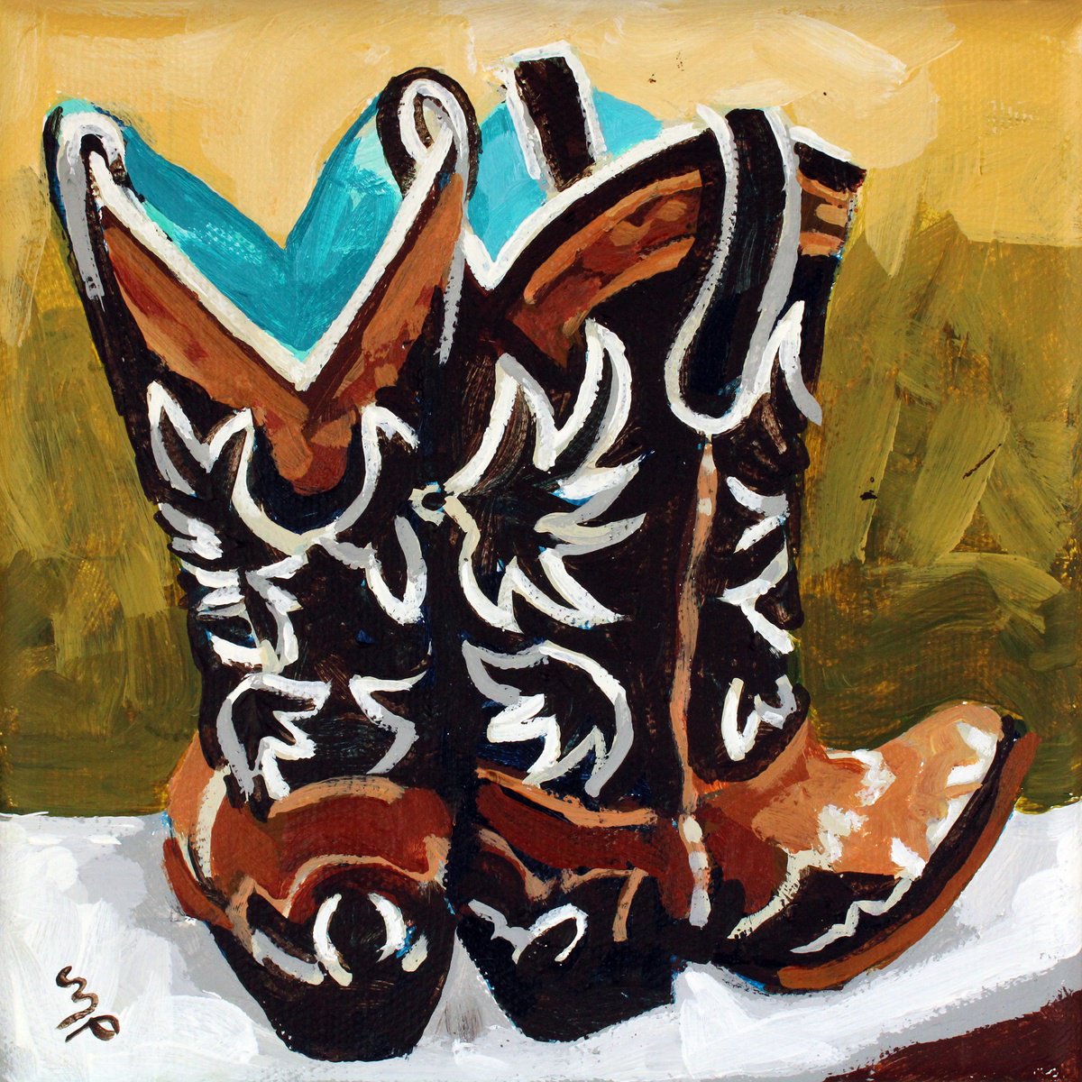 Hidden Blue Boots by Melinda Patrick