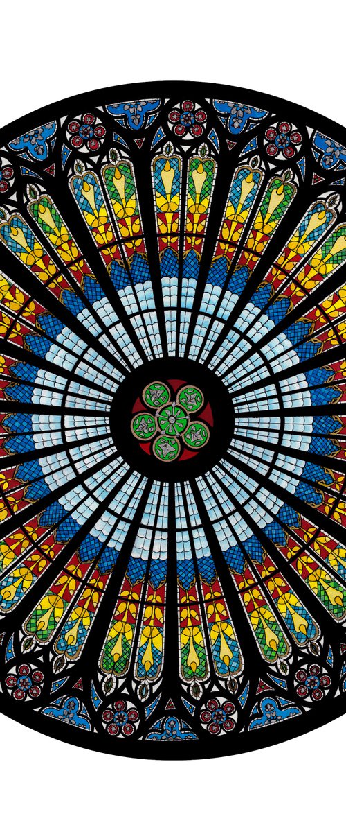 Strasbourg Cathedral Rose Window by Shelley Ashkowski