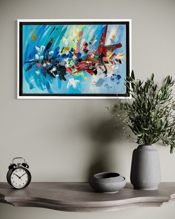 Spring melody (framed 19''X26'')