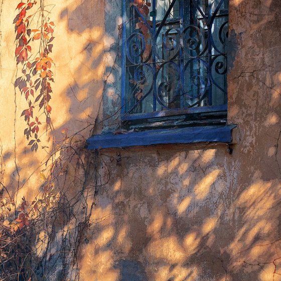Warmed by the sun.