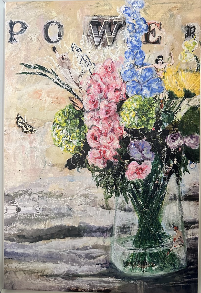 Impressionistic Painting , The Power Of Flower By Clare Hoath, 18 X 26, Artwork For Sale On Artfinder