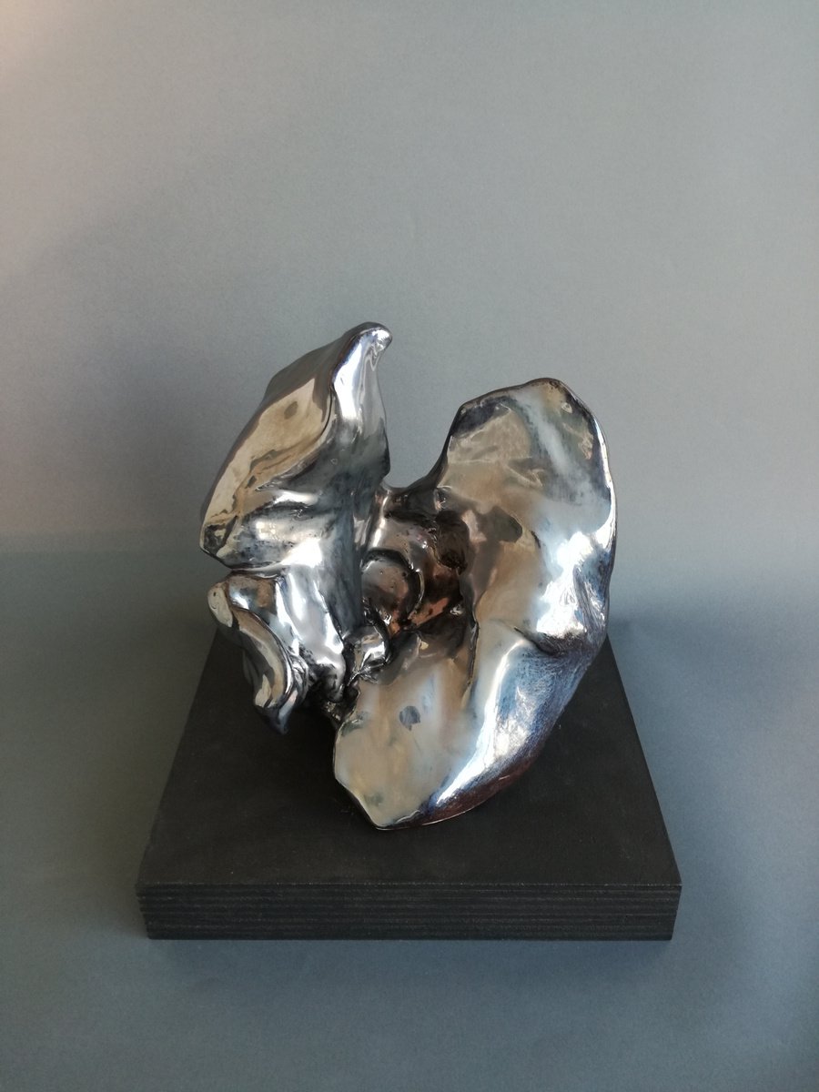 Abstract Clay Sculpture , In Bloom By Monica Sarandrea, 5 X 9, Artwork For Sale On Artfinder