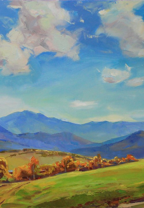 "Blue distance" by Alisa Onipchenko-Cherniakovska