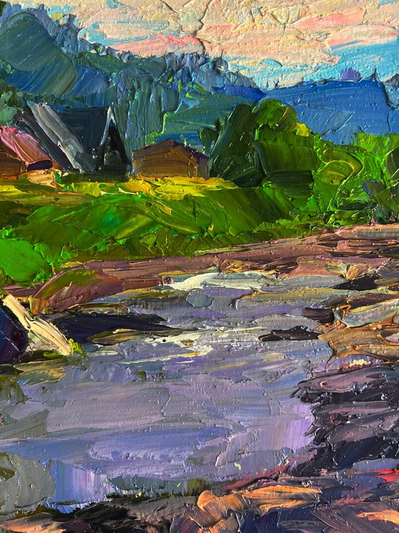 Near a Mountain Stream