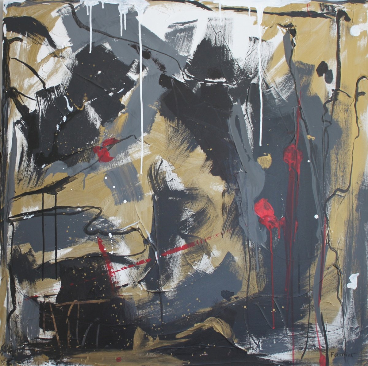  Disbelief By Joyce Fournier, 36 X 36, Artwork For Sale On Artfinder