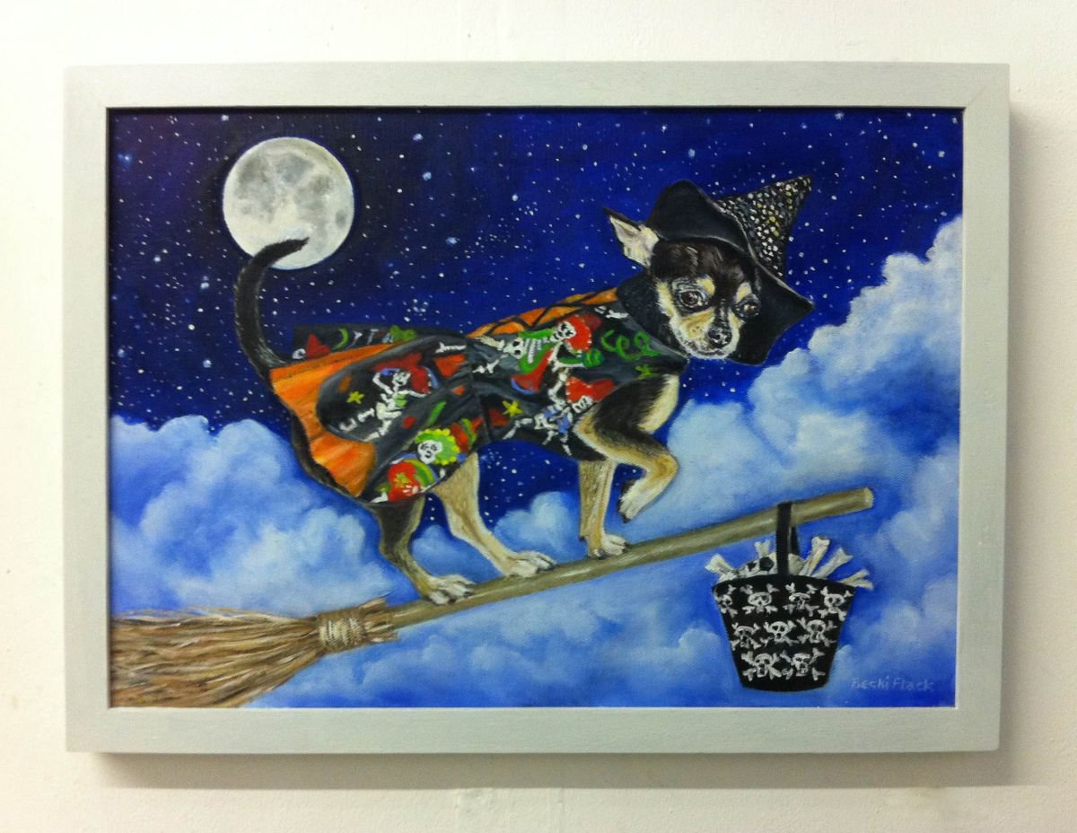 Tita Petita Chihuahua the Witch Dog by Becki Flack