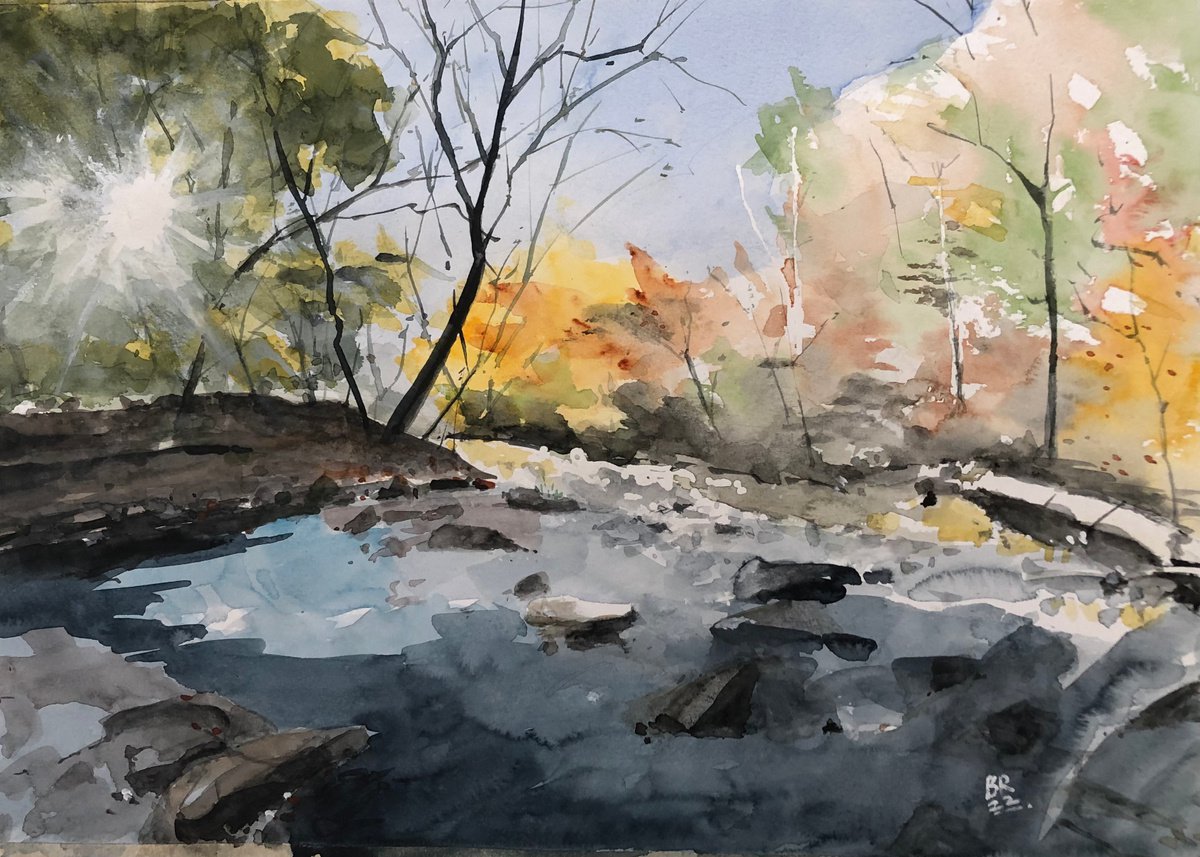 A River Somewhere II by Bernd Rieve