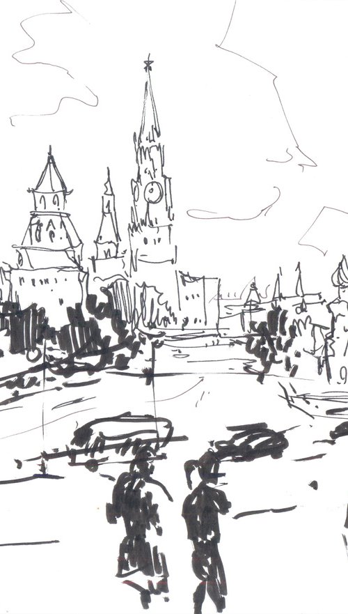 The Red square by Yuliia Pastukhova