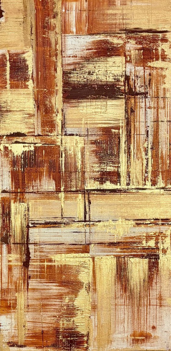 Field of Study Ochre 50x100x2 cm