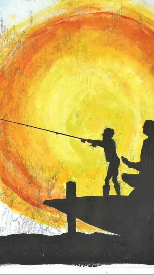 Fishing with Dad by MARJANSART