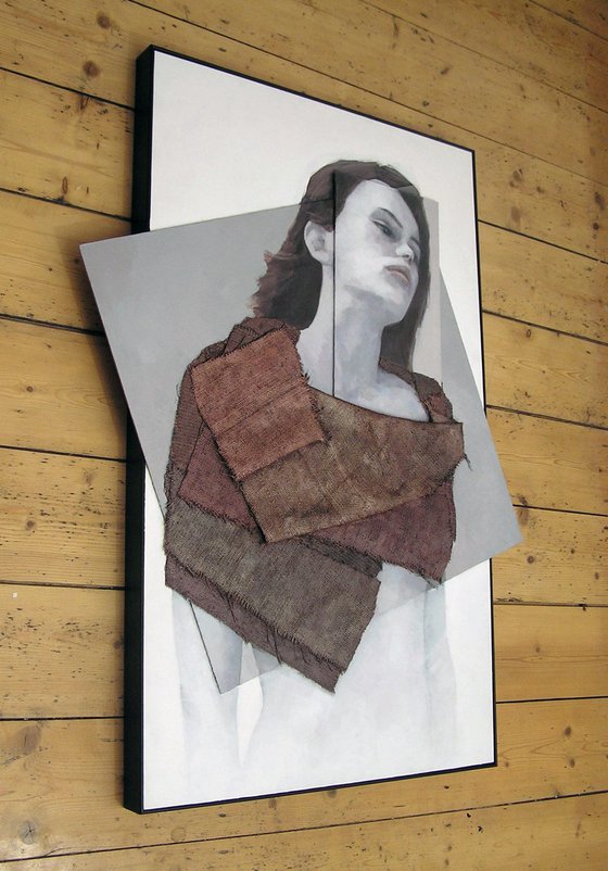 "Cessair" Mixed Media Portrait