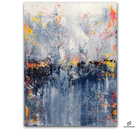 160x120cm. / abstract painting / Abstract 1242