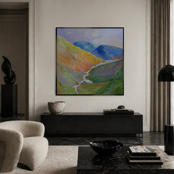 Morning In The Mountains.“Wales” series.