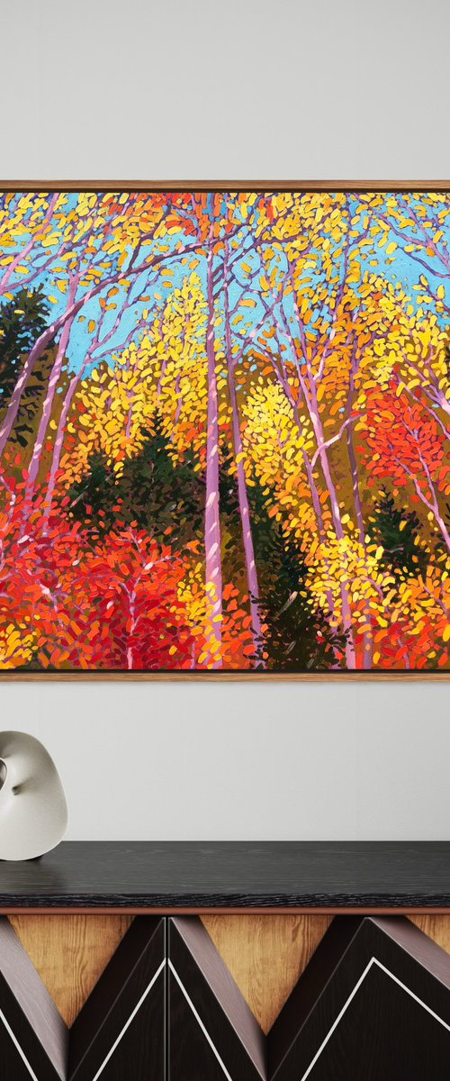 Dancing leaves. Fall by Volodymyr Smoliak