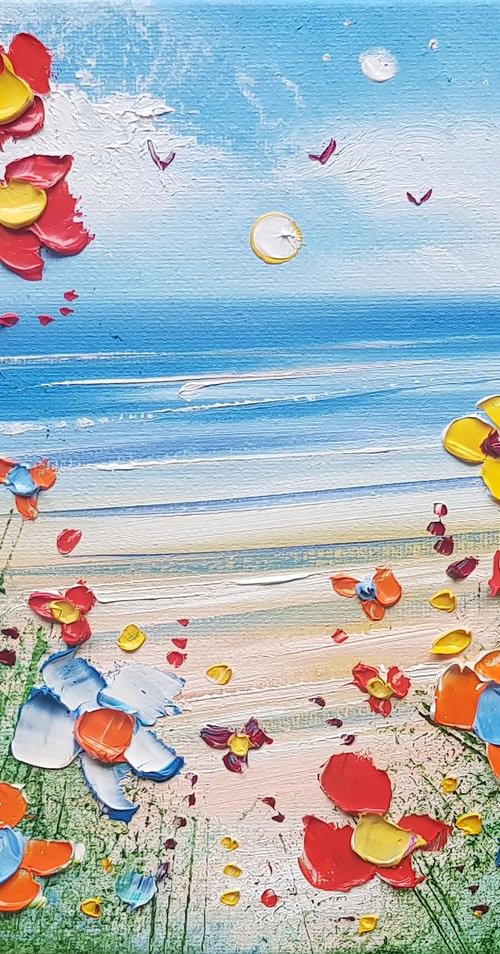 "The Beach & Flowers in Love" by Phil Broad