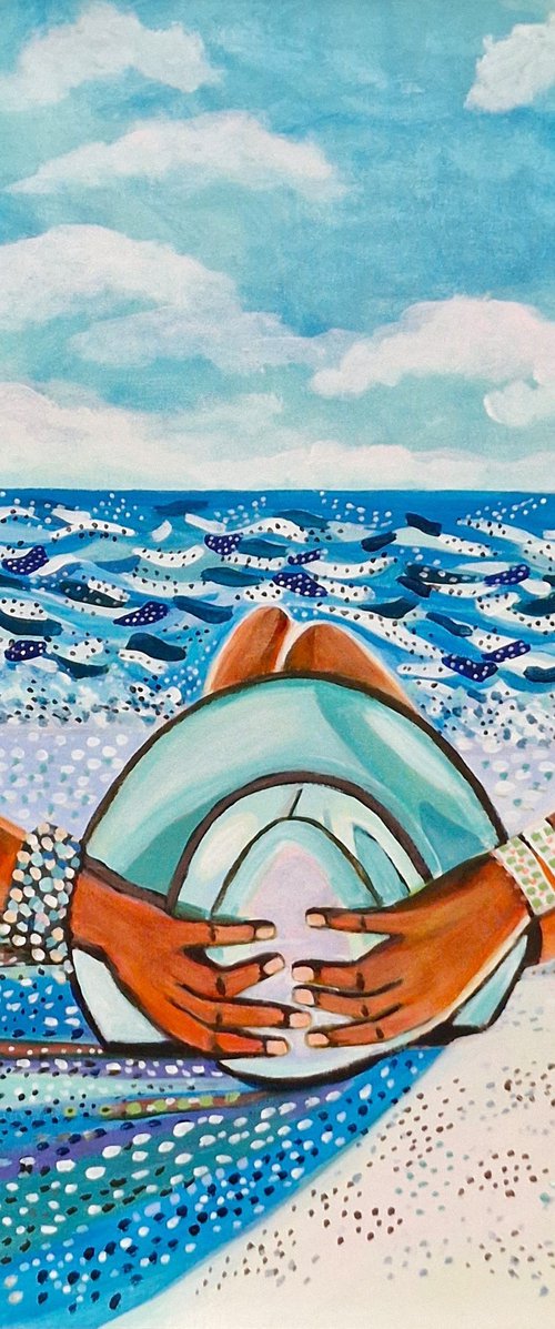 At the beach by Alexandra Djokic