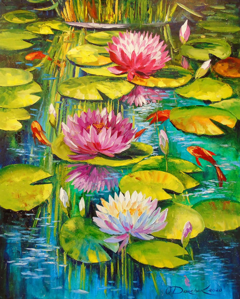 Charming pond by Olha Darchuk