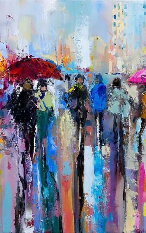 'Early Morning in The City' by Ewa Czarniecka