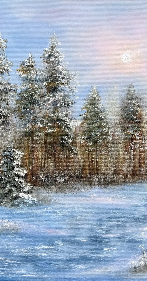 Winters morning by Tanja Frost