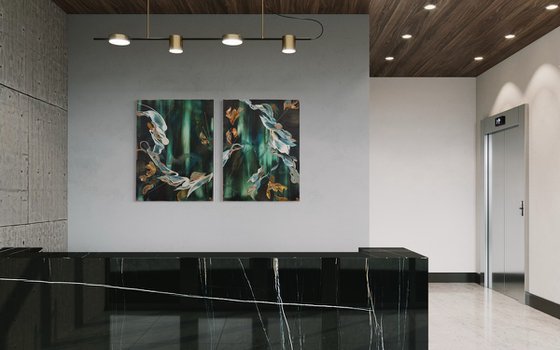 Through The Eons Diptych