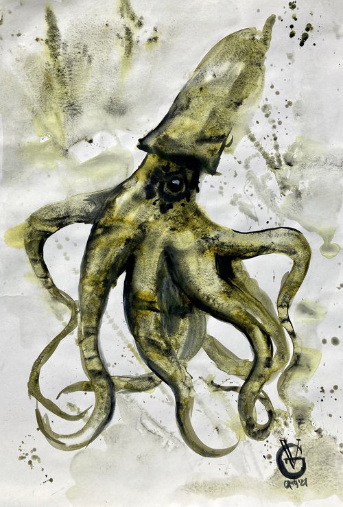 Squid by Valeria Golovenkina