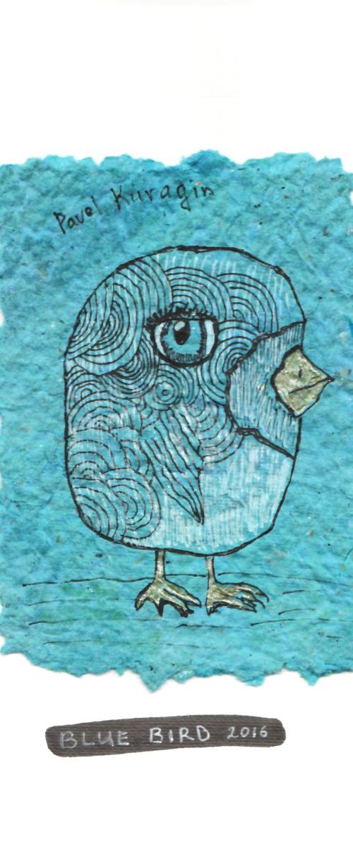 Blue bird by Pavel Kuragin