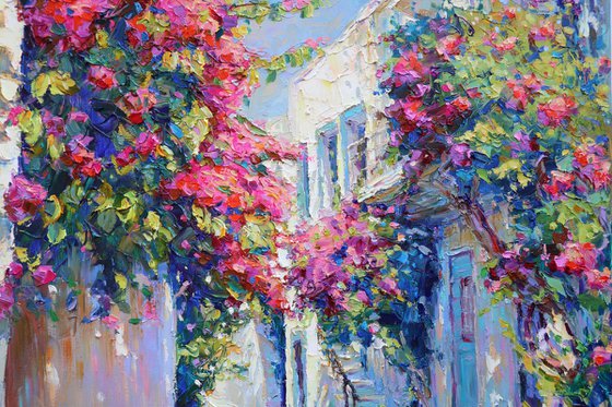 "Courtyard  in  Flowers"