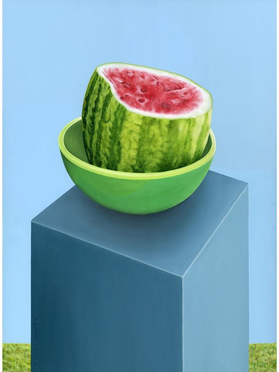 Watermelon on a Stand