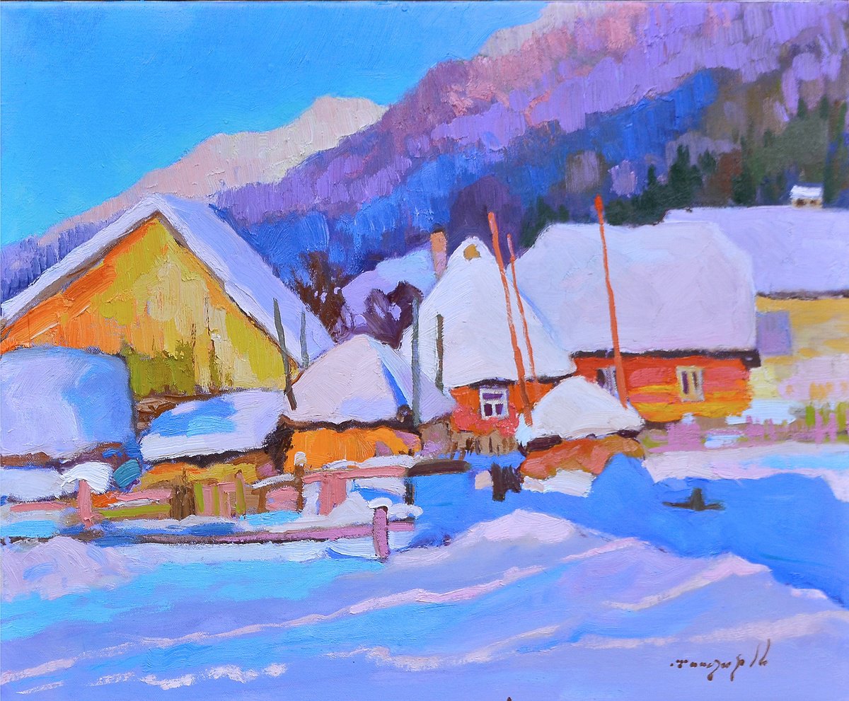 A Cozy Winter Nook By Alexander Shandor, 24 X 20, Artwork For Sale On Artfinder