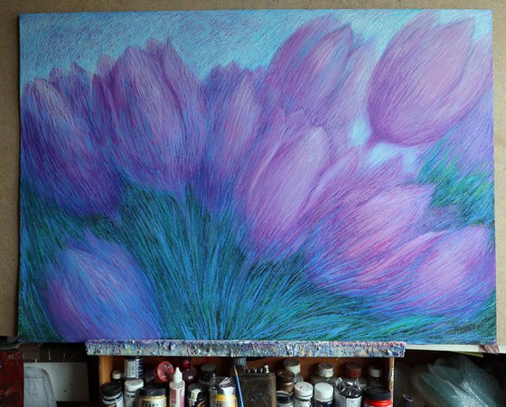 Violet Tulips
