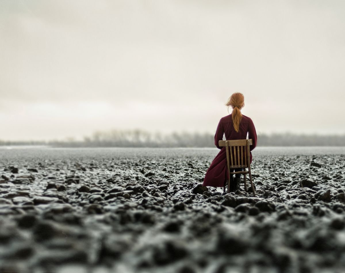 Woman In The Field. The Final by Inna Mosina