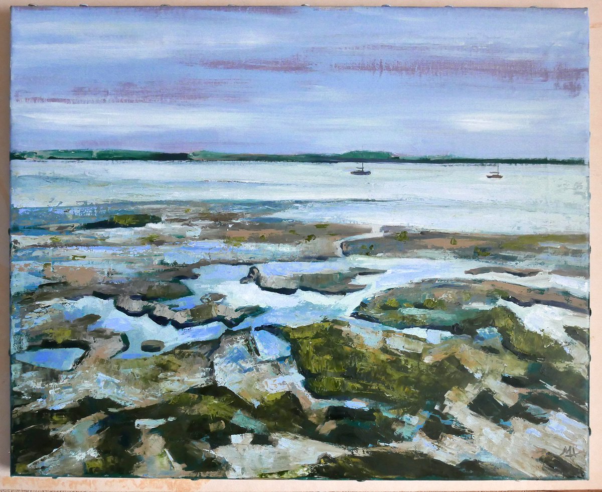 Rocky Shoreline by Isabel Hutchison