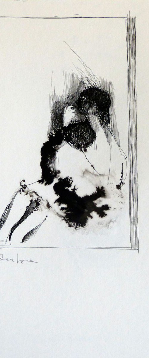 The Woman 18P12, 24x32 cm by Frederic Belaubre