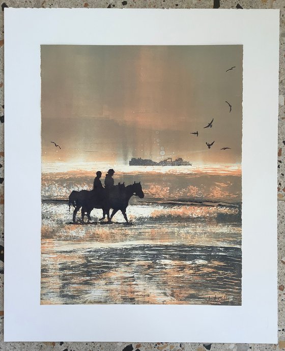 Riding on the Seashore