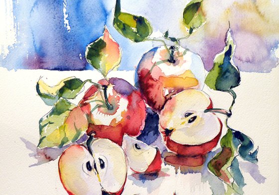 Apples on table II