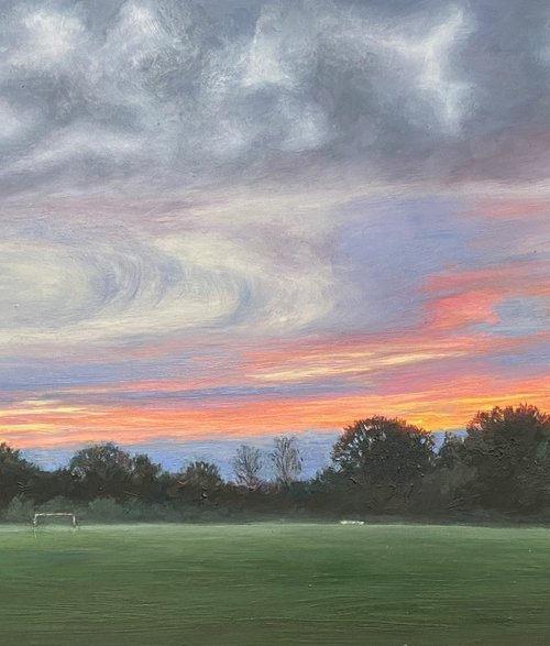 Sunset in the Park (XIII) by Diana Sandetskaya