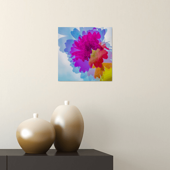 Psychedelic Flowers #5 Limited Edition 2/50 10x10 inch Photographic Print.