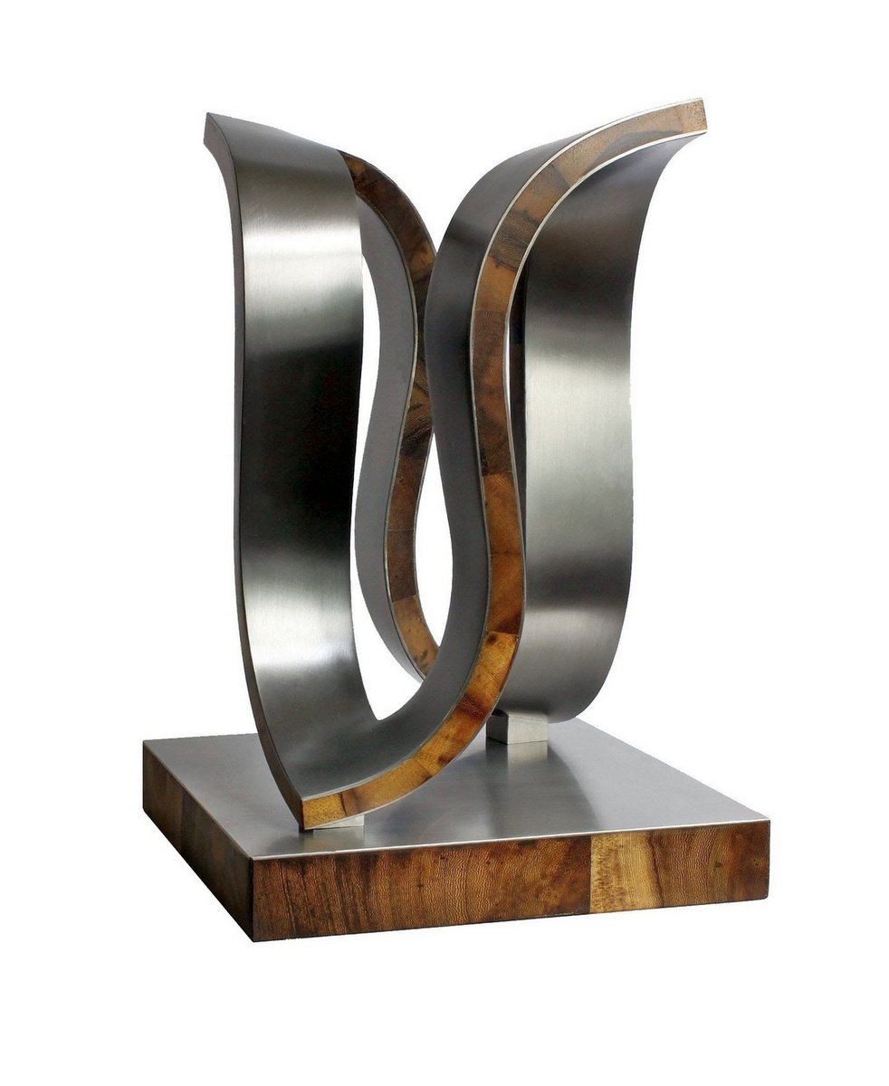 Geometric Abstract Sculpture By Nikolaus Weiler, 8 X 12", Quadrabel, Original Artwork