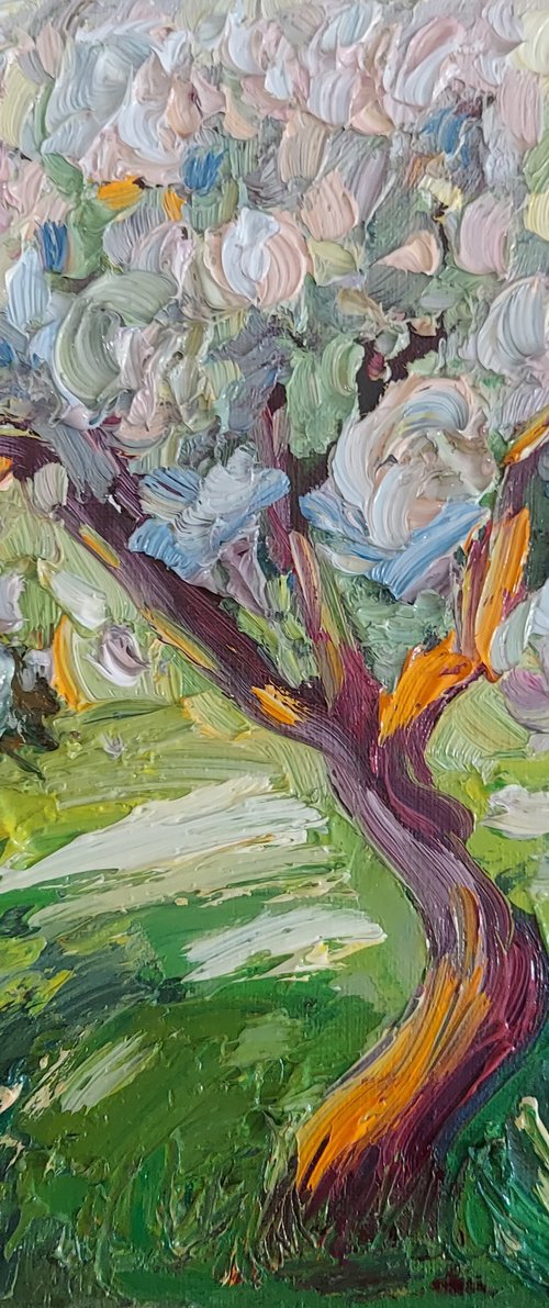 Sketch "Blooming tree" by Olena Kolotova