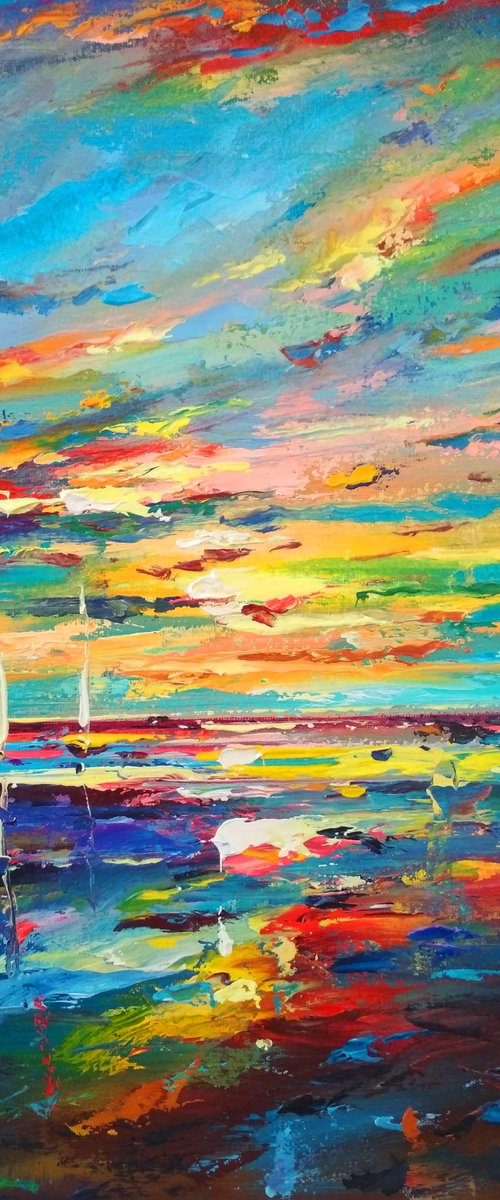 Abstract seascape 09 by Andrej  Ostapchuk