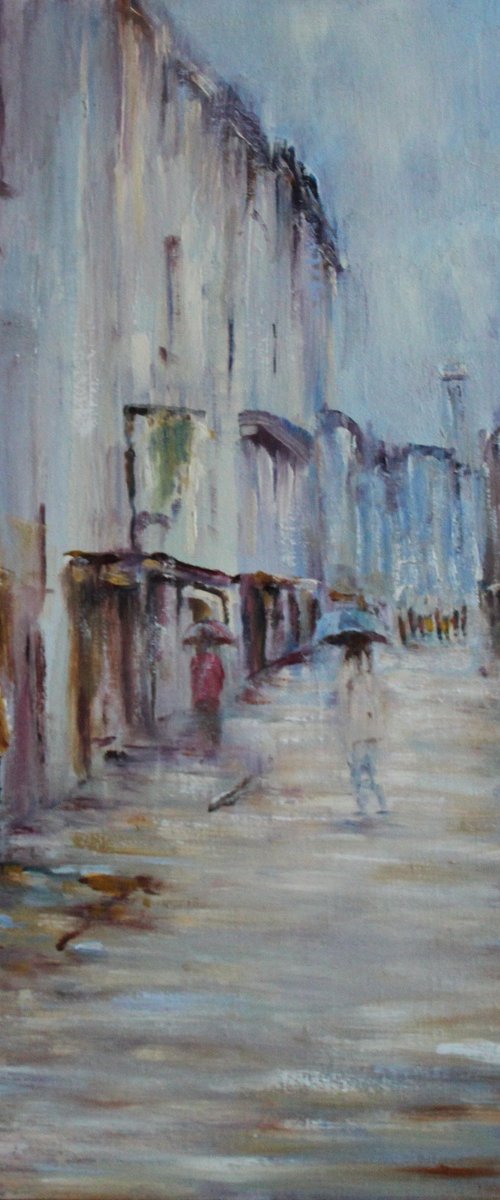 Walking in the Rain by Therese O'Keeffe