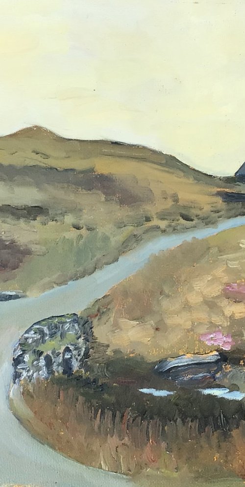 Source of the Conwy, an original oil painting. by Julian Lovegrove Art