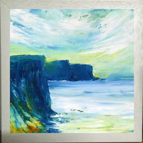 Blue Cliffs Seascape
