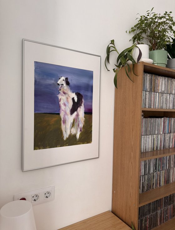 Hermes — Borzoi Portrait