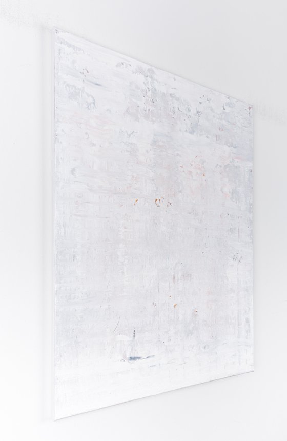White abstract painting WP796