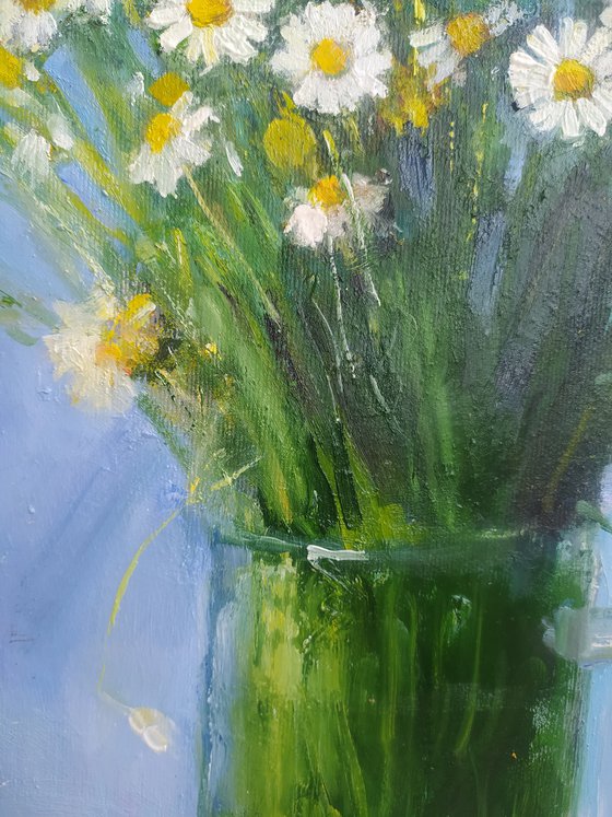Tansy and daisies