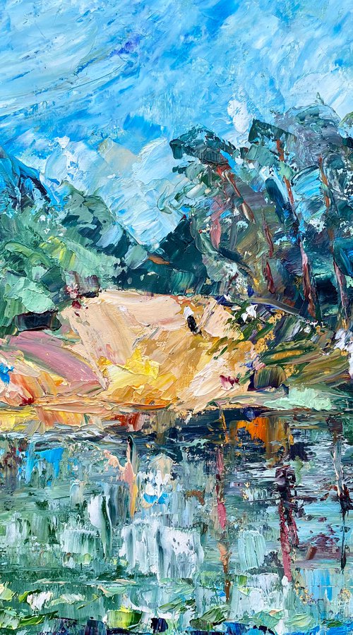 Early summer - Forest beach by Olga Blazhko